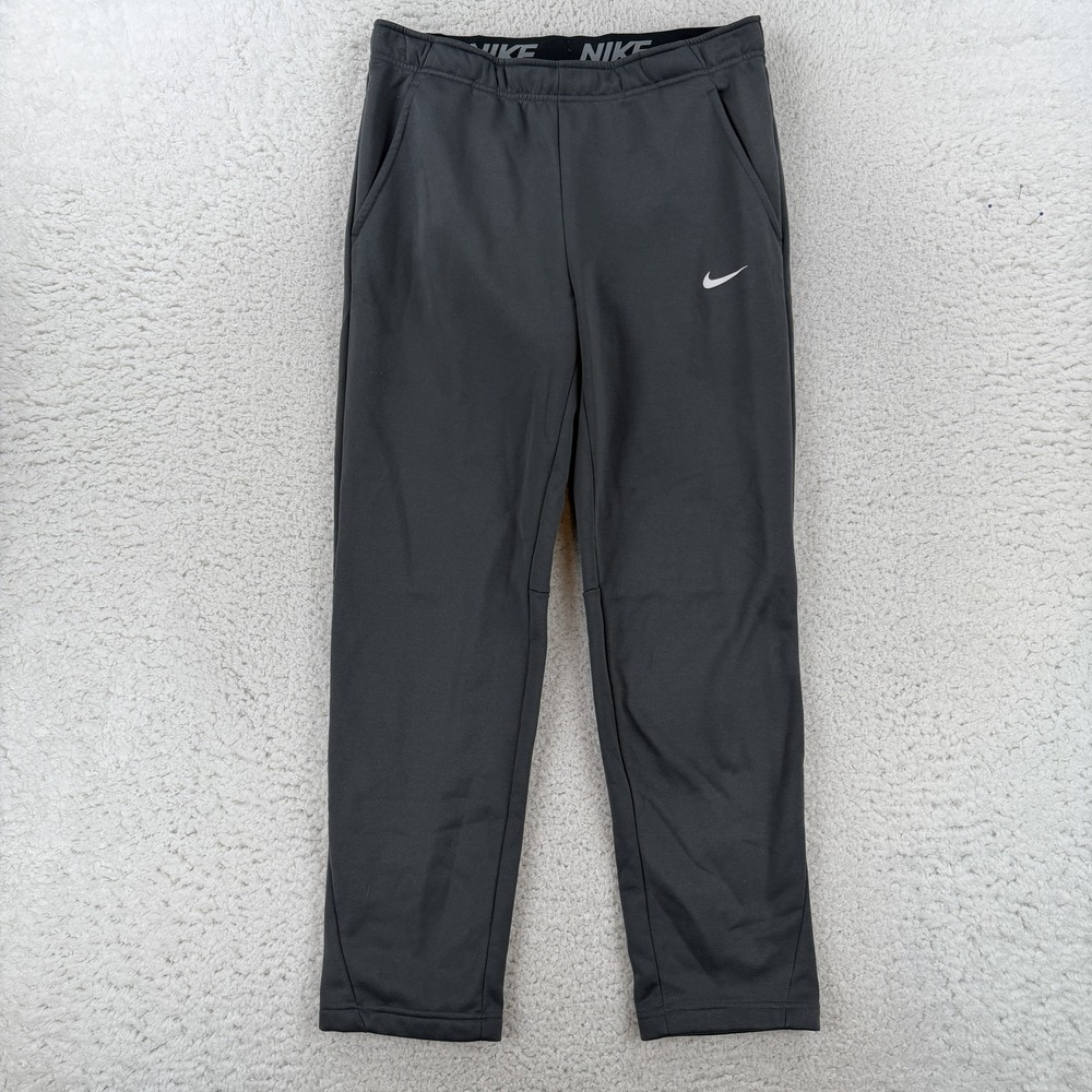 Nike Sweatpants Therma Fit Mens Medium Gray Fleece Jogger Pants CN9483-060
